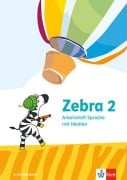 Cover-Bild zum Titel 'Zebra 2. Arbeitsheft Sprache in Grundschrift Klasse 2' von ''