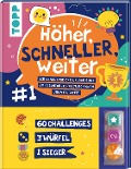 Höher, schneller, weiter! Der Challenge-Spieleblock mit 3 Würfeln - Ursula Schwab