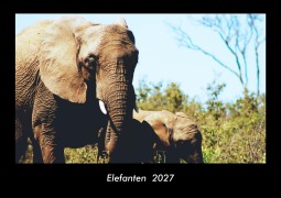 Cover-Bild zum Titel 'Elefanten  2027 Fotokalender DIN A3' von 'Tobias Becker'