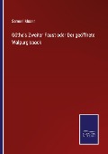 Cover-Bild zum Titel 'Göthe's Zweiter Faust oder Der geöffnete Walpurgissack' von 'Samuel Moser'