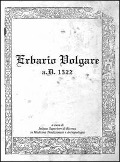 Cover-Bild zum Titel 'Erbario volgare a.D. 1522' von ''
