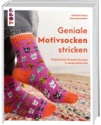 Cover-Bild zum Titel 'Geniale Motivsocken stricken' von 'Charlotte Stone'