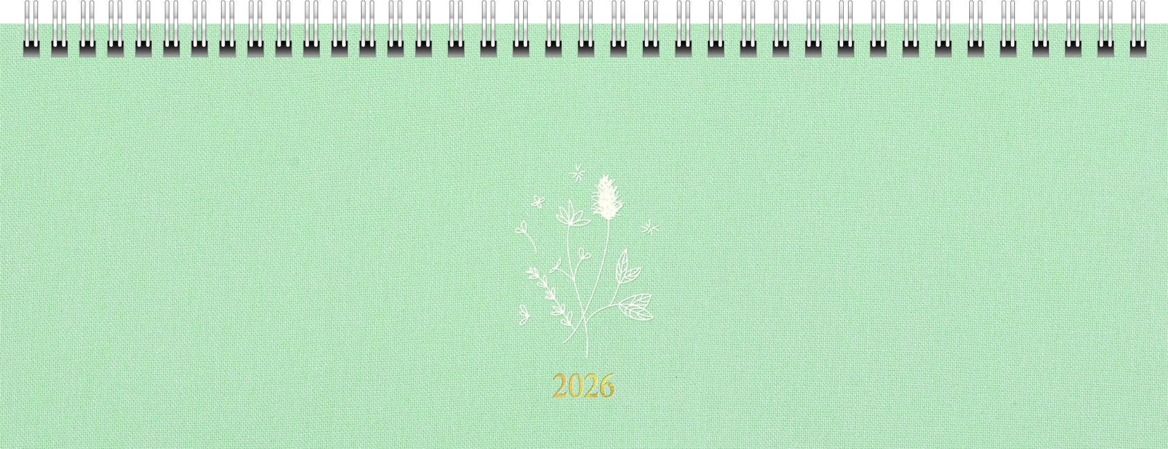 rido/idé 7036331006 | Querterminbuch Mod. Young Line 2026 "Wild Flowers" | 297×105 mm, Textil - 