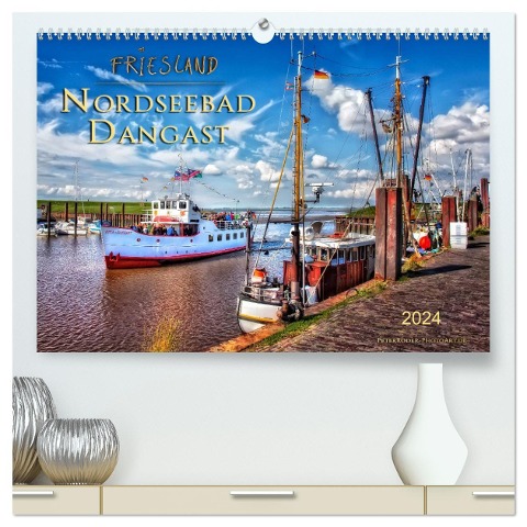 Friesland - Nordseebad Dangast (hochwertiger Premium Wandkalender 2024 DIN A2 quer), Kunstdruck in Hochglanz - Peter Roder