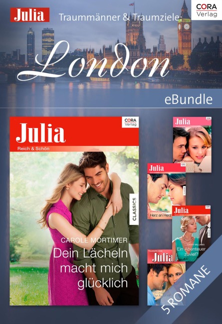Traummänner & Traumziele: London - Cathy Williams, Fiona Harper, Sharon Kendrick, Carole Mortimer