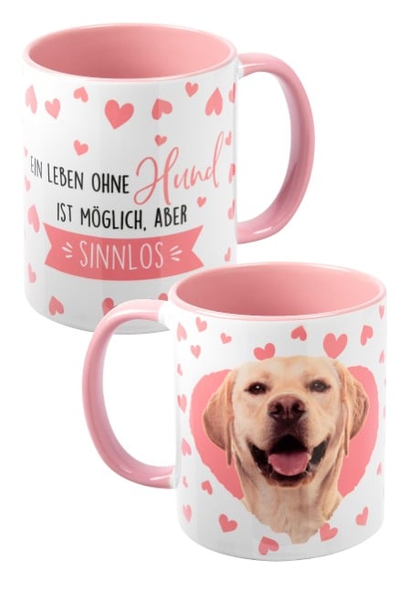 mug - DOG-Sinnlos - inner pink - 