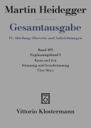 Cover-Bild zum Titel 'Raum und Zeit - Stimmung und Grundstimmung - Über Marx' von 'Martin Heidegger'