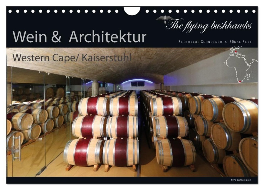 Wein & Architektur 2027 (Wandkalender 2027 DIN A4 quer), CALVENDO Monatskalender - The Flying Bushhawks