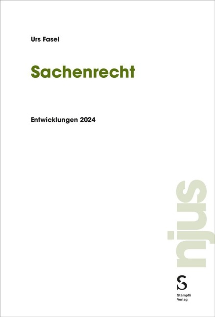 Sachenrecht - Urs Fasel