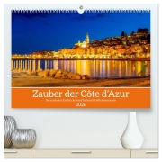Cover-Bild zum Titel 'Zauber der Côte d'Azur (hochwertiger Premium Wandkalender 2026 DIN A2 quer), Kunstdruck in Hochglanz' von 'Christa Kramer'