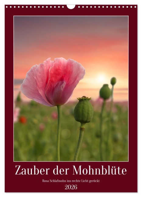 Zauber der Mohnblüte (Wandkalender 2026 DIN A3 hoch), CALVENDO Monatskalender - Sabine Löwer