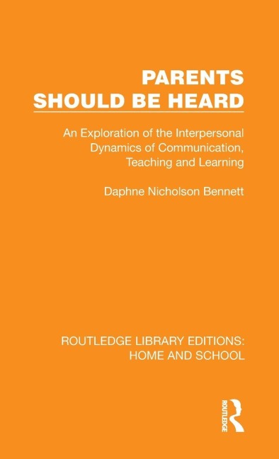 Parents Should Be Heard - Daphne Nicholson Bennett