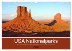 Cover-Bild zum Titel 'USA Nationalparks - Eine Reise durch die Vielfalt und Schönheit der Naturparks Nordamerikas (Wandkalender 2026 DIN A3 quer), CALVENDO Monatskalender' von 'Piera Marlena Büchler'