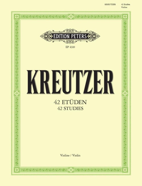 42 Etüden (Capricen) - Rodolphe Kreutzer