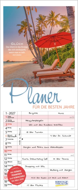 Planer für die besten Jahre 2027 - 