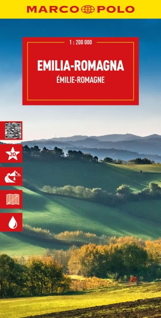 MARCO POLO Reisekarte Italien 06 Emilia Romagna 1:200.000 - 