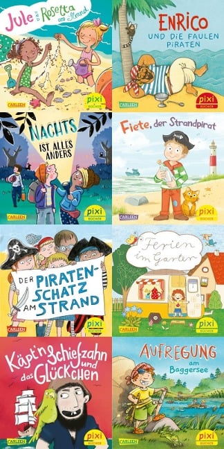 Pixi-8er-Set 289: Ferien- und Strandgeschichten (8x1 Exemplar) - diverse