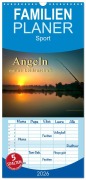 Cover-Bild zum Titel 'Familienplaner 2026 - Angeln - meine Leidenschaft mit 5 Spalten (Wandkalender, 21 x 45 cm) CALVENDO' von 'Peter Roder'