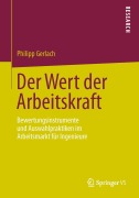 Cover-Bild zum Titel 'Der Wert der Arbeitskraft' von 'Philipp Gerlach'