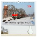 Mit Diesellokomotiven quer durch die Lausitz - 2024 (hochwertiger Premium Wandkalender 2024 DIN A2 quer), Kunstdruck in Hochglanz - Stefan Schumann