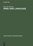 Cover-Bild zum Titel 'Mind and language' von 'Harry M. Bracken'