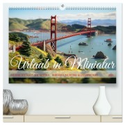 Urlaub in Miniatur (hochwertiger Premium Wandkalender 2026 DIN A2 quer), Kunstdruck in Hochglanz - Kerstin Waurick