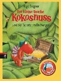 Cover-Bild zum Titel 'Der kleine Drache Kokosnuss und der Schatz im Dschungel' von 'Ingo Siegner'
