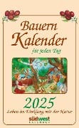 Bauernkalender für jeden Tag 2025 - Leben im Einklang mit der Natur - Tagesabreißkalender zum Aufhängen, mit stabiler Blechbindung 13,0 x 21,1 cm - Michaela Muffler-Röhrl