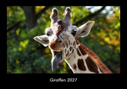 Cover-Bild zum Titel 'Giraffen 2027 Fotokalender DIN A3' von 'Tobias Becker'
