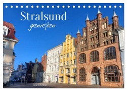 Cover-Bild zum Titel 'Stralsund genießen (Tischkalender 2026 DIN A5 quer), CALVENDO Monatskalender' von 'Gisela Kruse'