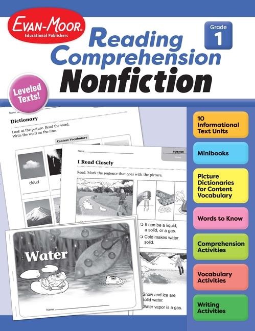 Reading Comprehension: Nonfiction, Grade 1 Teacher Resource - Evan-Moor Educational Publishers