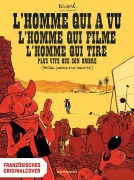 Cover-Bild zum Titel 'Der Mann der kam, sah und schneller zog als sein Schatten' von 'Guillaume Bouzard'