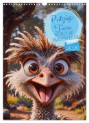 Cover-Bild zum Titel 'Putzige Tiere - Weltreise mit verrückten Vögeln (Wandkalender 2026 DIN A3 hoch), CALVENDO Monatskalender' von 'Sell Pixs:Sell'