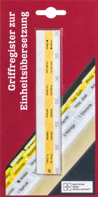 Griffregister für die Einheitsübersetzung - 