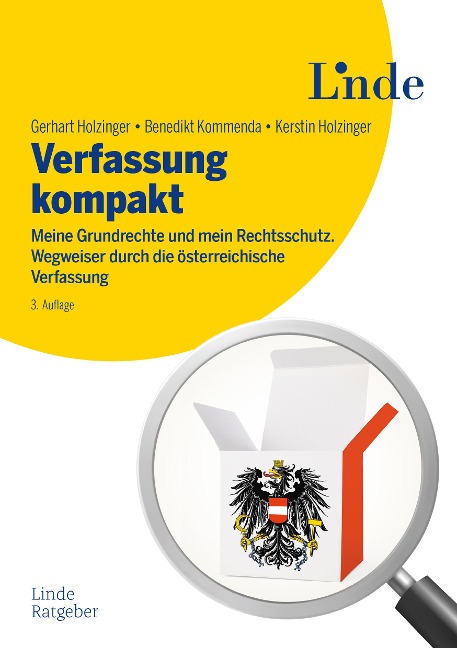 Verfassung kompakt - Gerhart Holzinger, Kerstin Holzinger, Benedikt Kommenda