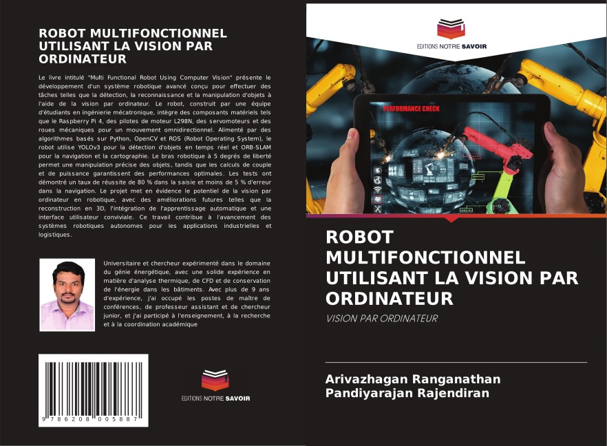 ROBOT MULTIFONCTIONNEL UTILISANT LA VISION PAR ORDINATEUR - Arivazhagan Ranganathan, Pandiyarajan Rajendiran