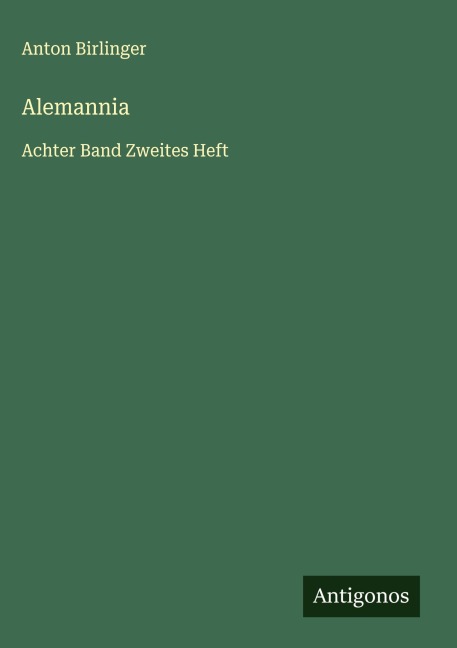 Alemannia - Anton Birlinger