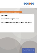 Cover-Bild zum Titel 'Konzentrationsprozesse' von 'M. Klems'