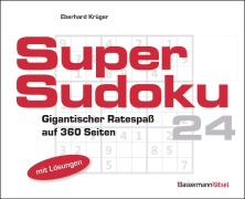 Cover-Bild zum Titel 'Supersudoku 24 (5 Exemplare à 3,99 EUR)' von 'Eberhard Krüger'
