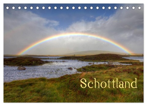 Schottland (Tischkalender 2024 DIN A5 quer), CALVENDO Monatskalender - Katrin Sälzer