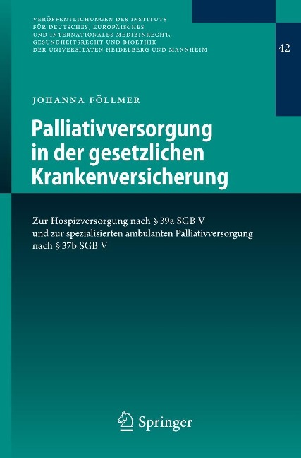 Palliativversorgung in der gesetzlichen Krankenversicherung - Johanna Föllmer
