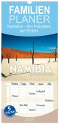 Cover-Bild zum Titel 'Familienplaner 2027 - Namibia - Ein Paradies auf Erden. mit 5 Spalten (Wandkalender, 21 x 45 cm) CALVENDO' von 'Sf'