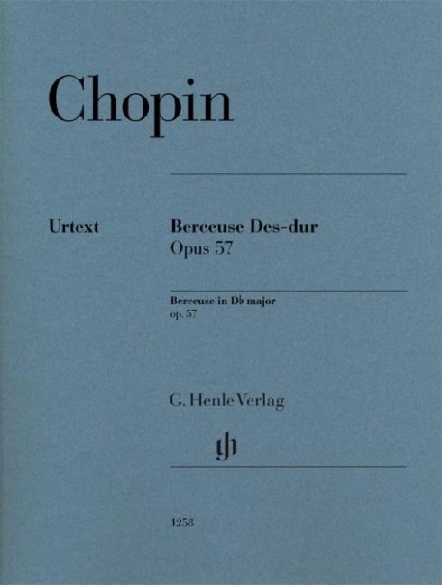 Berceuse Des-dur op. 57 für Klavier zu zwei Händen. Revidierte Ausgabe von HN 320 - Frédéric Chopin