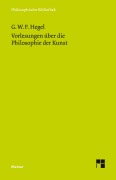 Cover-Bild zum Titel 'Vorlesungen über die Philosophie der Kunst' von 'Georg Wilhelm Friedrich Hegel'