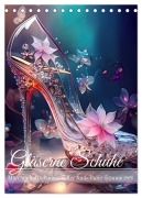 Cover-Bild zum Titel 'Gläserne Schuhe - Märchenhafte Pumps voller funkelnder Träume (Tischkalender 2026 DIN A5 hoch), CALVENDO Monatskalender' von 'Fotodesign Verena Scholze'