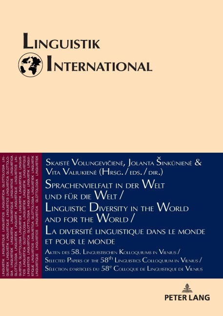 Sprachenvielfalt in der Welt und für die Welt / Linguistic Diversity in the World and for the World / La diversité linguistique dans le monde et pour le monde - 