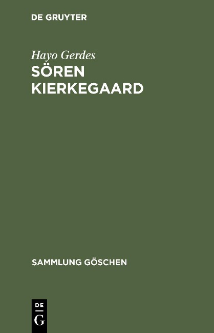 Sören Kierkegaard - Hayo Gerdes