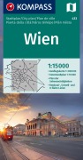 Cover-Bild zum Titel 'KOMPASS Stadtplan Wien 1:15.000' von ''