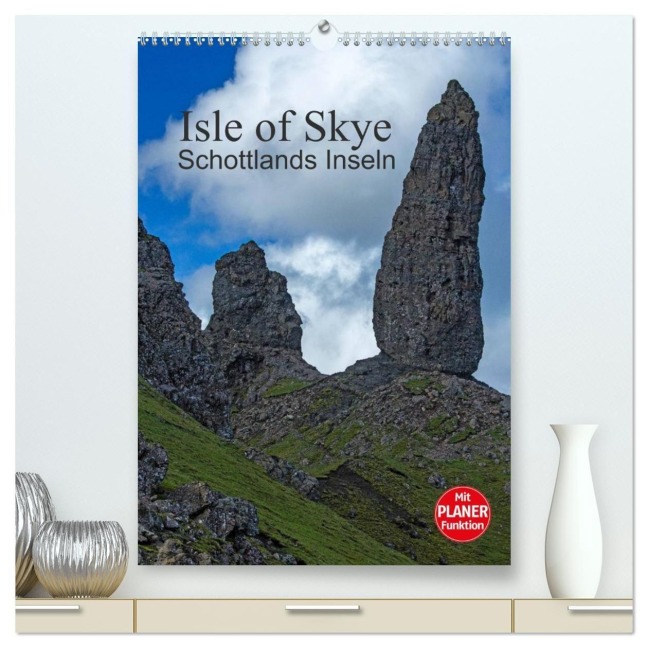 Isle of Skye - Schottlands Inseln - Familienplaner (hochwertiger Premium Wandkalender 2027 DIN A2 hoch), Kunstdruck in Hochglanz - Andrea Potratz