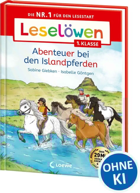 Leselöwen 1. Klasse - Abenteuer bei den Islandpferden - Sabine Giebken